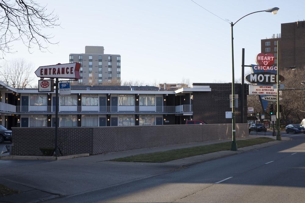 Heart O' Chicago Motel Exterior foto