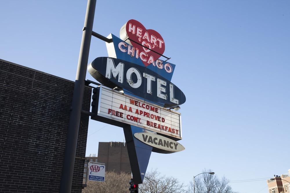Heart O' Chicago Motel Exterior foto